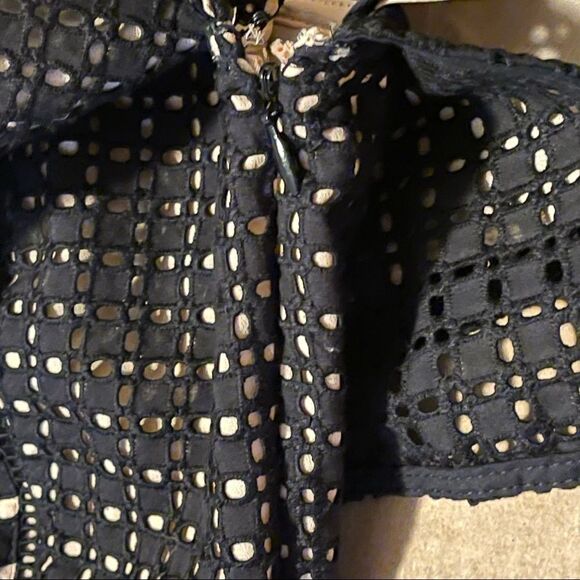 J. Crew One Shoulder Eyelet Dress, NWT, size 00, style G6629 - Picture 11 of 16